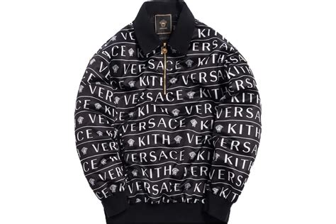 kith x versace quarter zip pullover